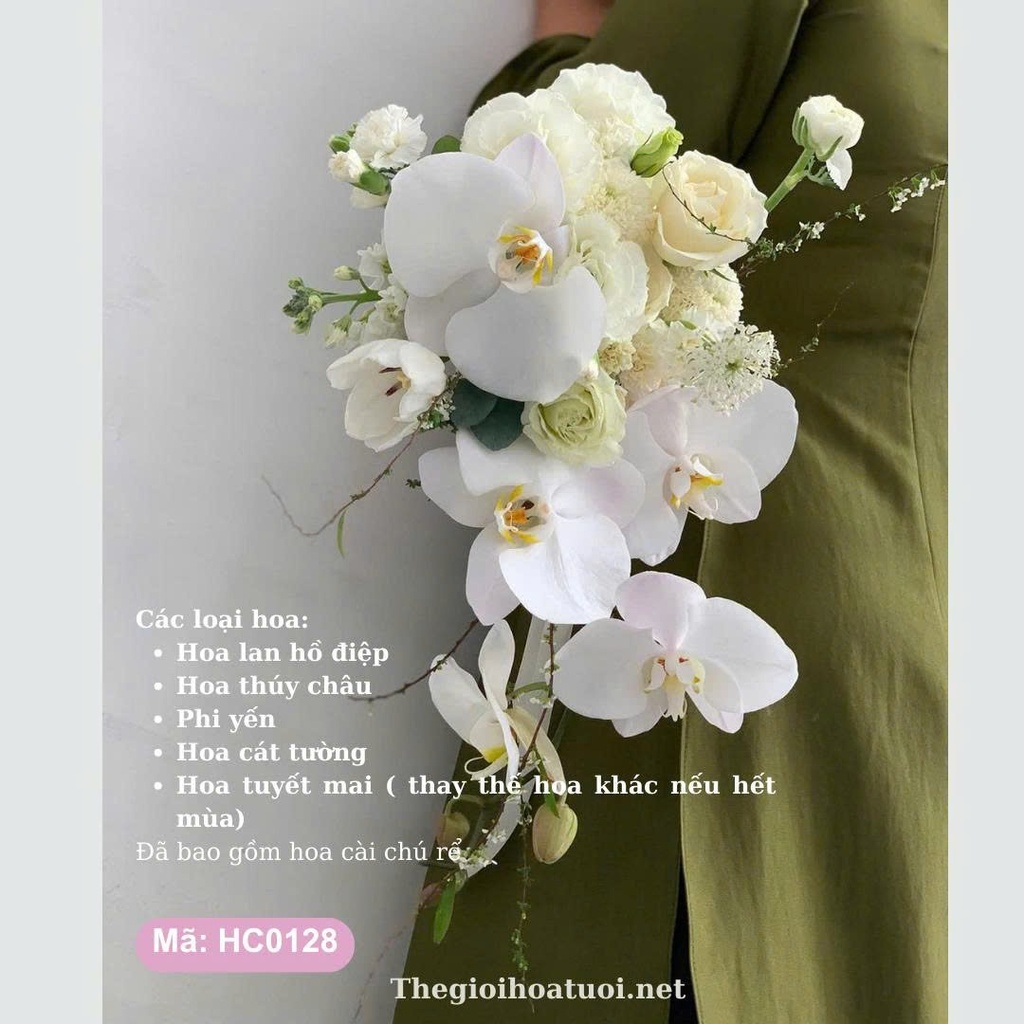 Hoa cưới cầm tay- HC0128