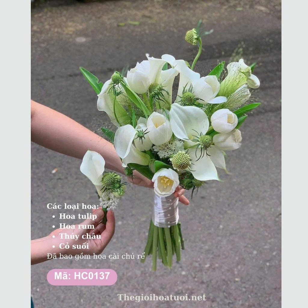Hoa cưới cầm tay- HC0137