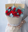 Bó Hoa Đỏ Rực Rỡ - HCM017